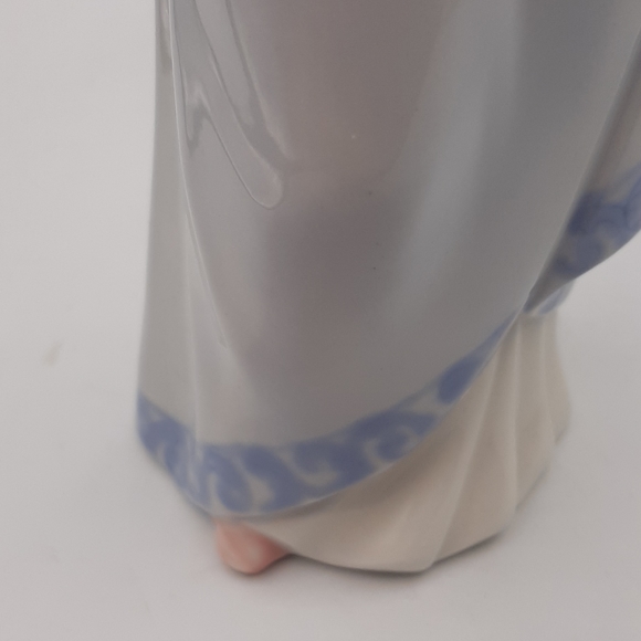 Rare Zaphir Girl Innocent Shy 10 1/4" Tall Porcelain Figurine Made in Spain - Picture 8 of 9